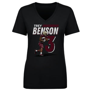 Trey Benson Women's V-Neck T-Shirt | 500 LEVEL